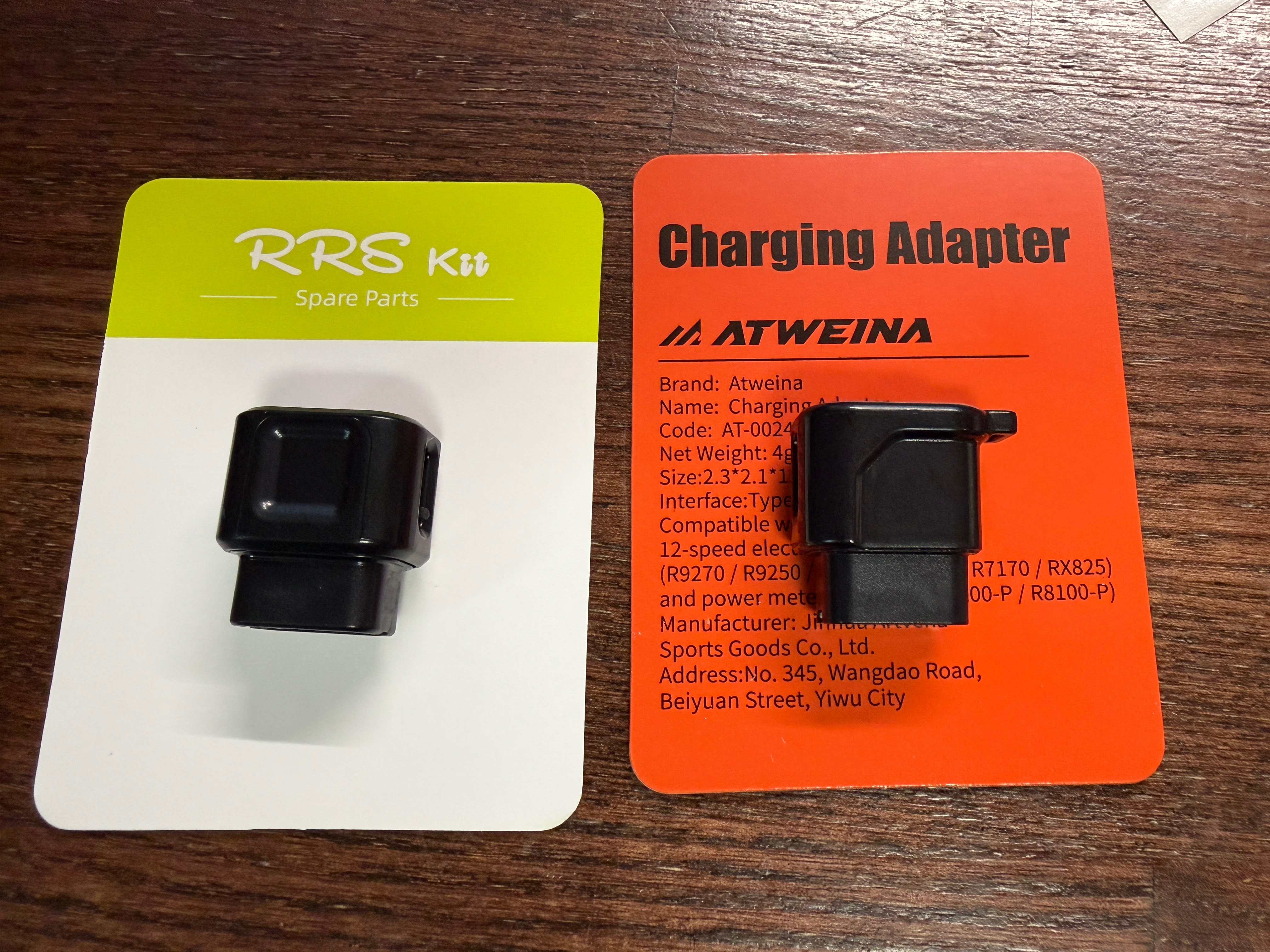 RRS kitとATWEINAのアダプター